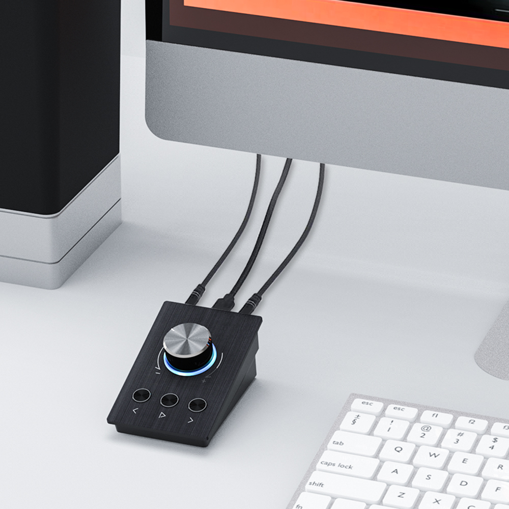 원미 USB 멀티미디어 볼륨 컨트롤러 제어기 1Mii Ankbit S04 - 상세 이미지 5