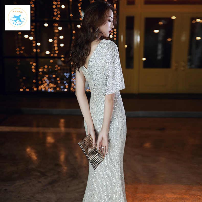 빅사이즈 연주복 합창단드레스 연말파티룩 시상식 - 상세 이미지 3