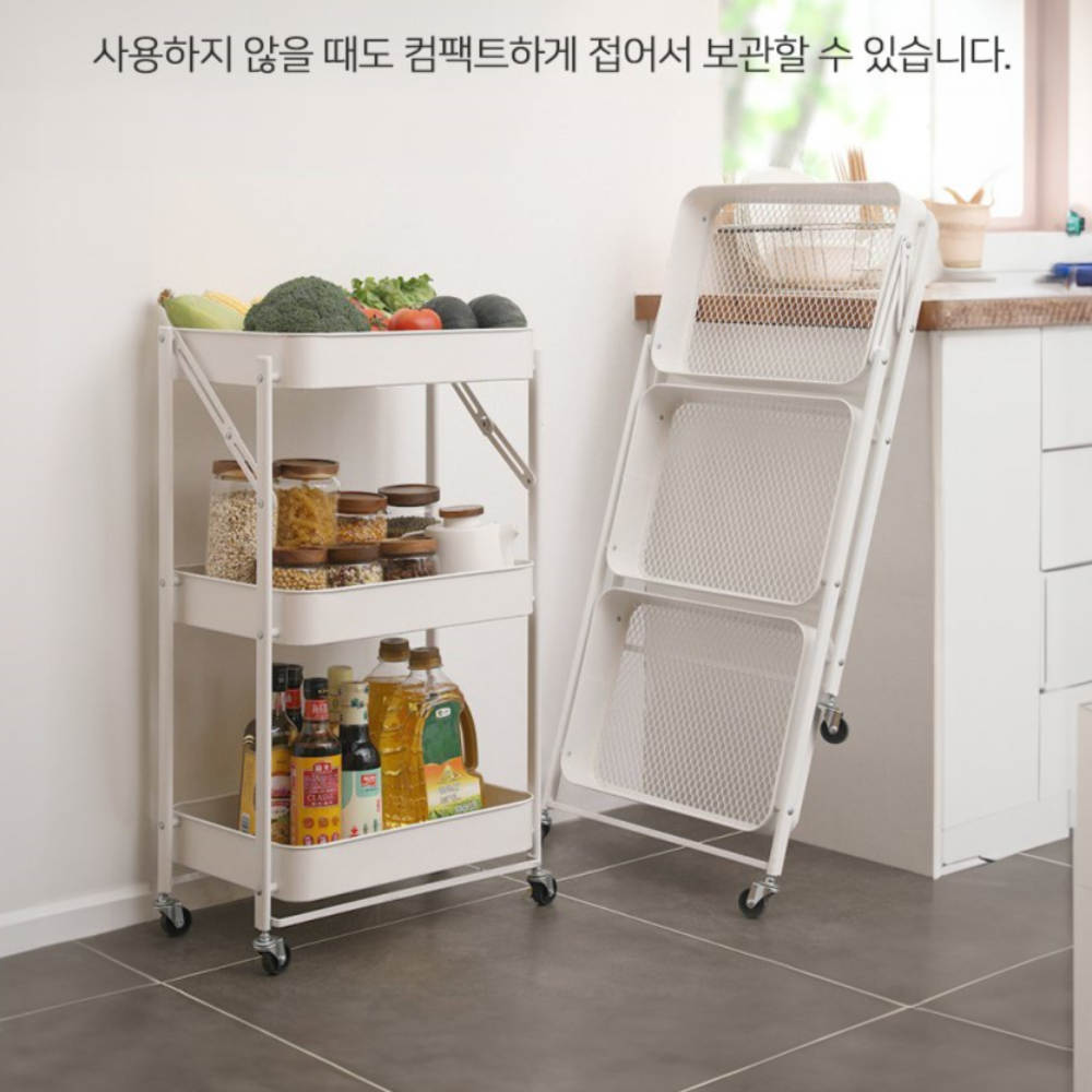 아기트롤리 국민 기저귀정리함 신생아 트롤리 수납함 이미지 7