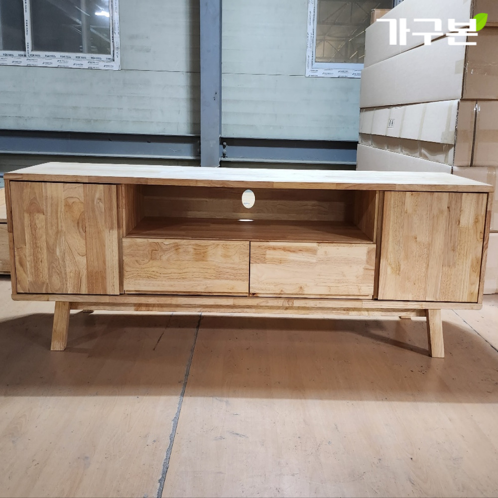 1800 원목 거실장 네추럴/월넛
