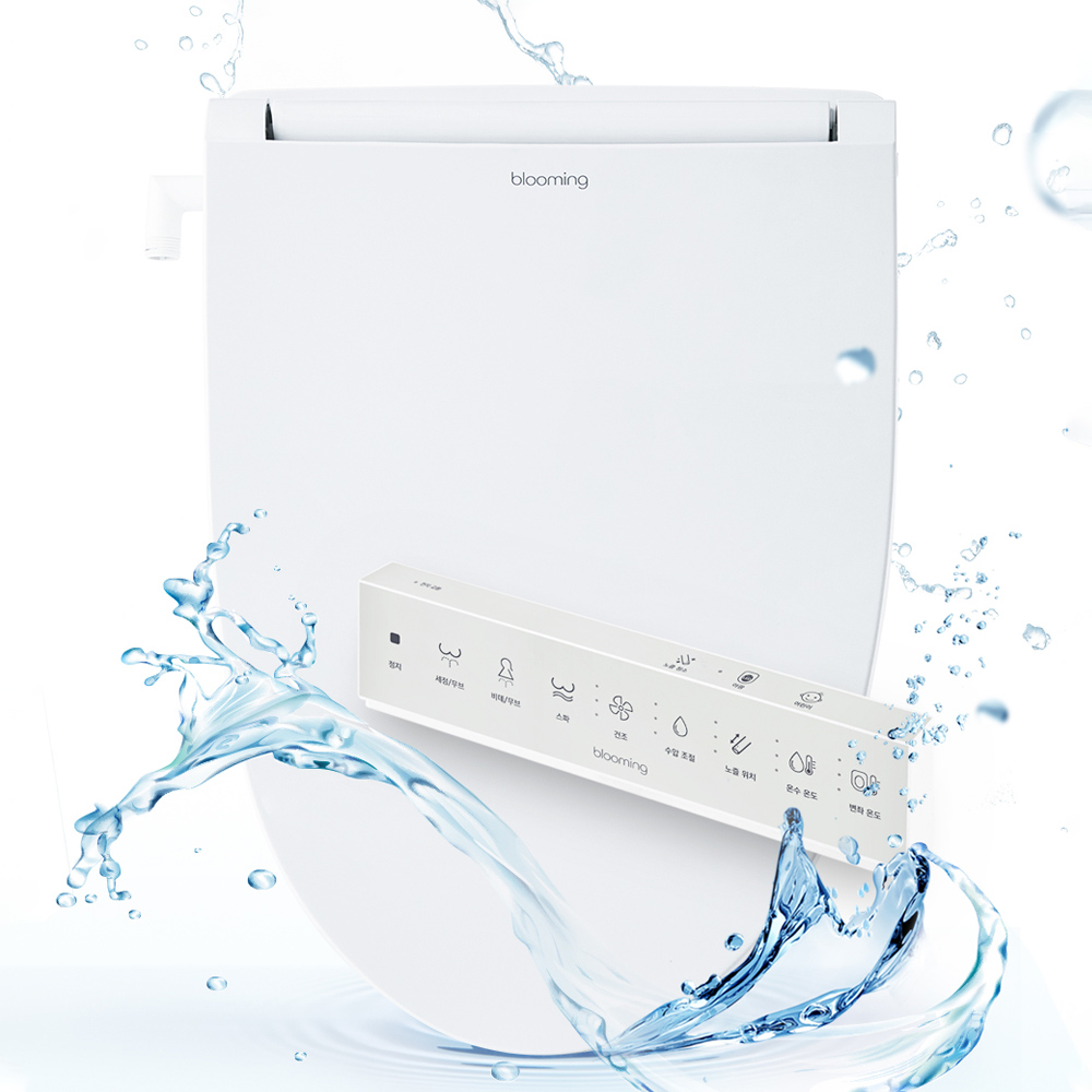 관리가 필요없는 블루밍 자동노즐세정 터치 리모컨 직수 방수비데 IPX-RX703A