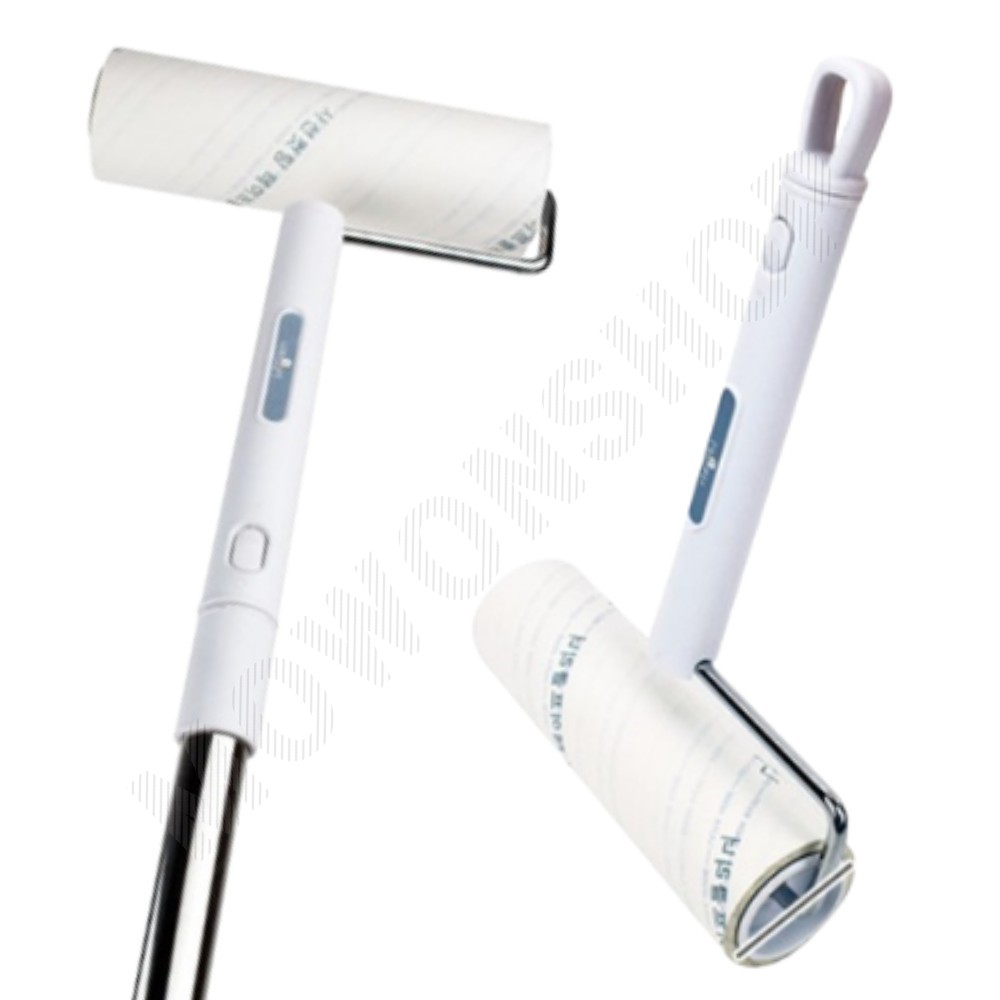 밀대형돌돌이 긴 롱 돌돌이 밀대 롱핸들 청소기