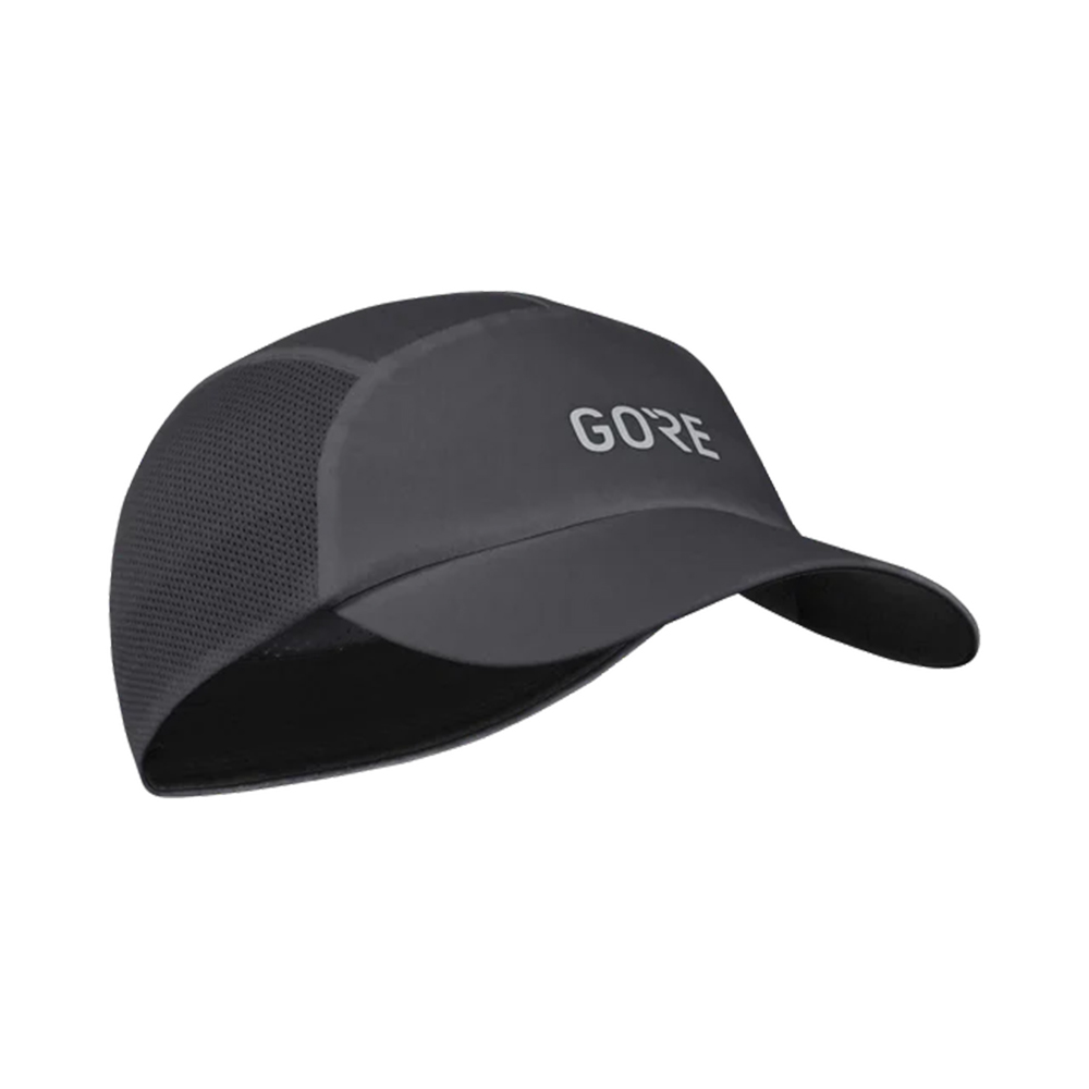 GOREWEAR 메쉬 캡 모자 - 블랙 (남녀공용) 기능성 경량 러닝 런 달리기 등산 운동 스포츠 여름 : 고어웨어 코리아