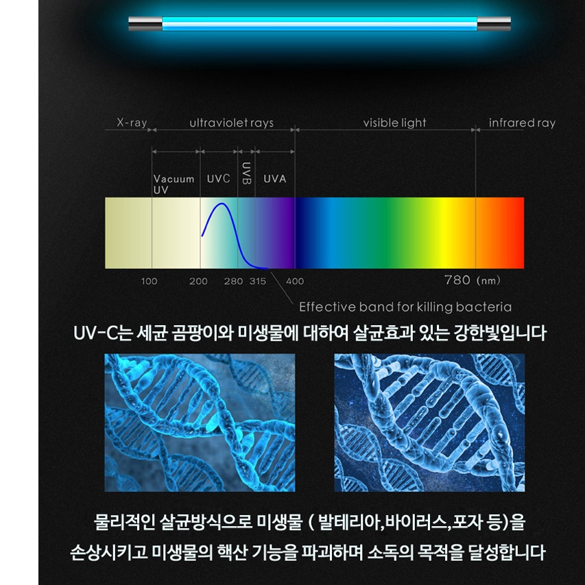 다양한 칫솔 살균 모습