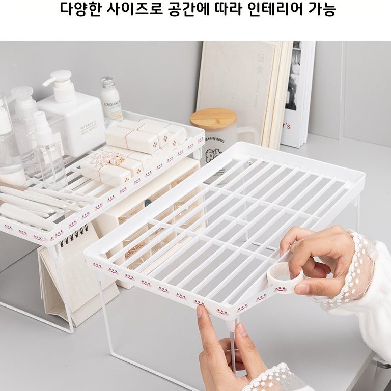 책상위수납장 선반 소형 수납장 약 수납정리장 받침대