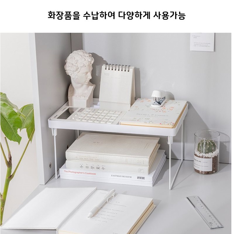 책상위수납장 선반 소형 수납장 약 수납정리장 받침대