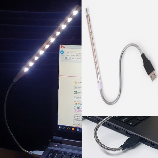 캠핑 LED 바 캠핑용 LED 작업등 USB 전구 차박 전구