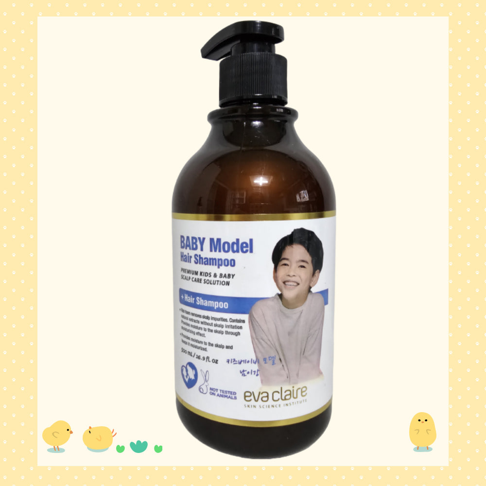 에바끌레르 유아를 위한 베이비 모델 헤어 샴푸500ml - 상세 이미지 5