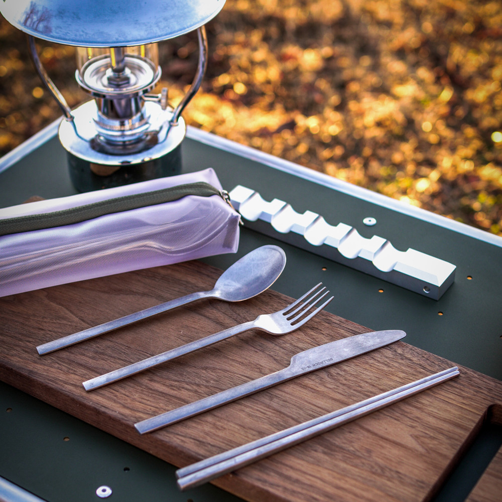 벨락 커트러리 4인 캠핑수저세트 / 수저 포크 나이프