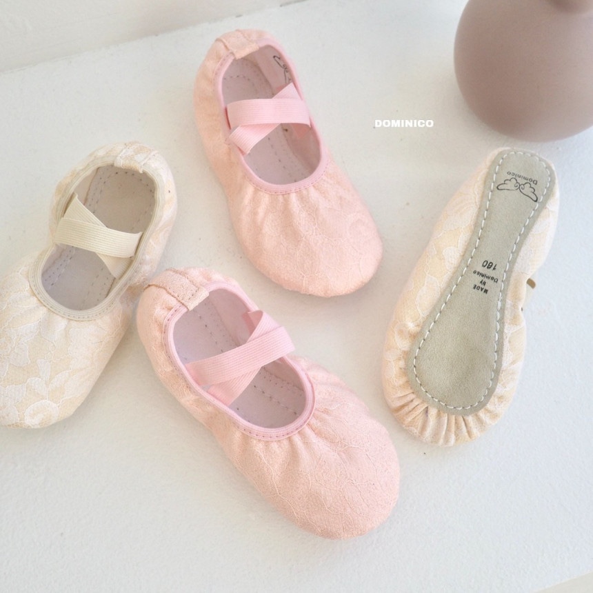 레이스토슈즈 (160-200) 2colors 유아 초등 발레슈즈 - 상품 이미지