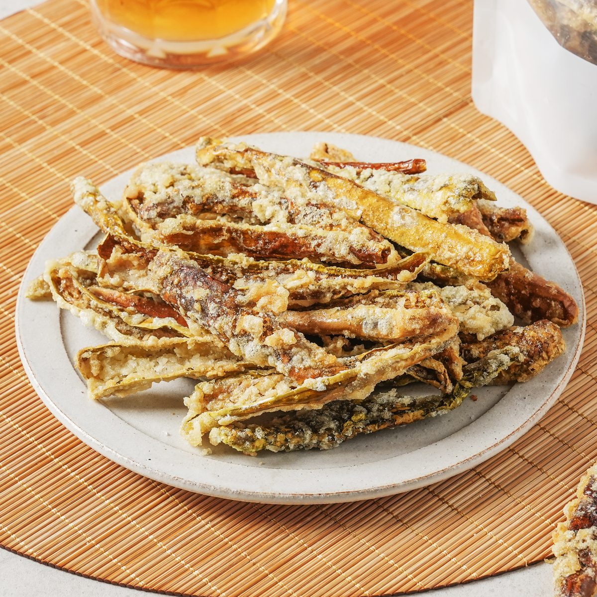 민하네식탁 국산 수제 고추부각 90g 2팩 찹쌀 튀각 튀김 어른들 간식 밥반찬