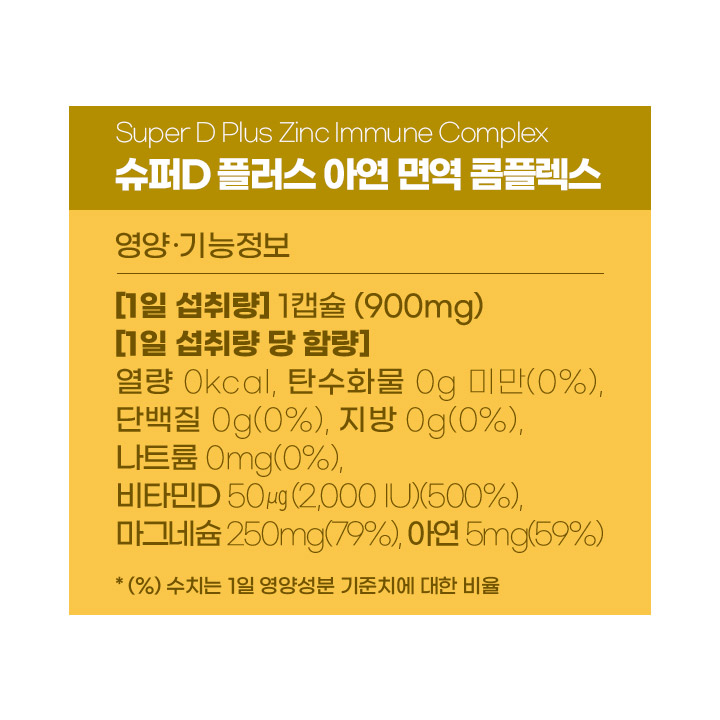 네이처메이드 슈퍼 비타민D 콤플렉스 100캡슐, 1개 - 상세 이미지 5