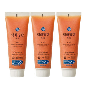 [BEST] 덕화명란 짜먹는 튜브 명란 110g 3팩 (저염 무색소 간편... 맛있게 먹은 솔직 후기 - 상품 이미지 1
