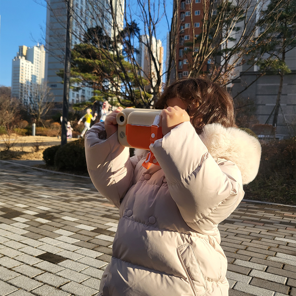 키즈프린트카메라 아기 카메라 유아 미니 아이보리 - 상세 이미지 2