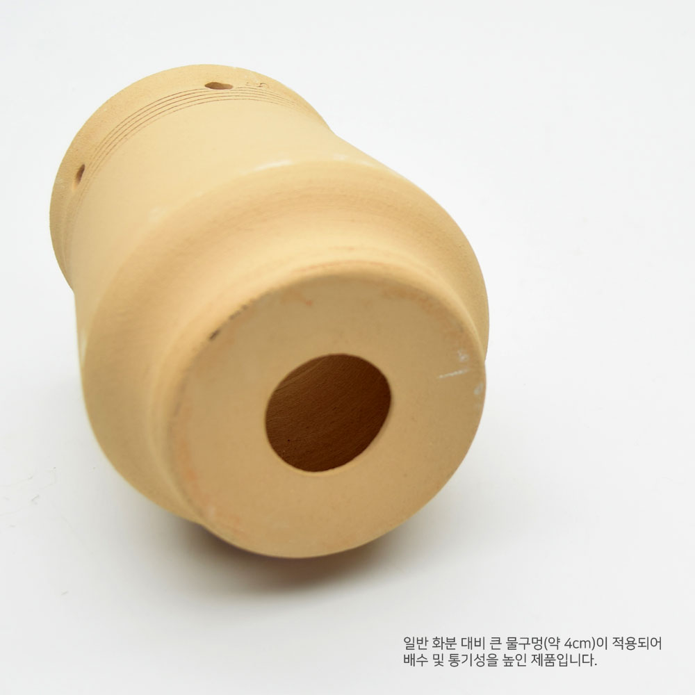 테라원 내열토 수제 토분 토투스 행잉 12x16cm - 상세 이미지 3