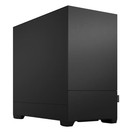 프렉탈디자인 Fractal Design Pop Mini Silent Solid 컴퓨터 PC 케이스 (Black)