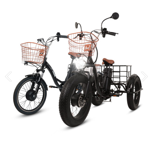 AU테크_스카닉 트라이크 성인 어르신 노인 세발 삼륜 전동 전기자전거 36V 10Ah : bikesell