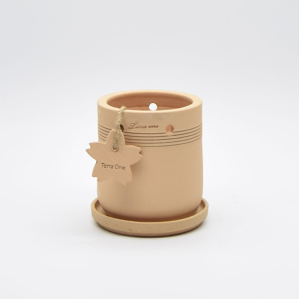 테라원 내열토 수제 토분 실린더 행잉 12x13cm - 상세 이미지 4