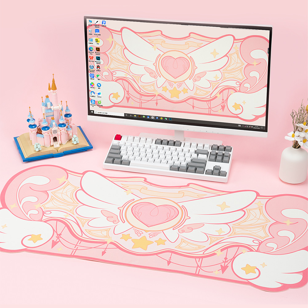 귀여운 키보드장패드 긱쉐어 스타윙 게이밍 마우스 장패드