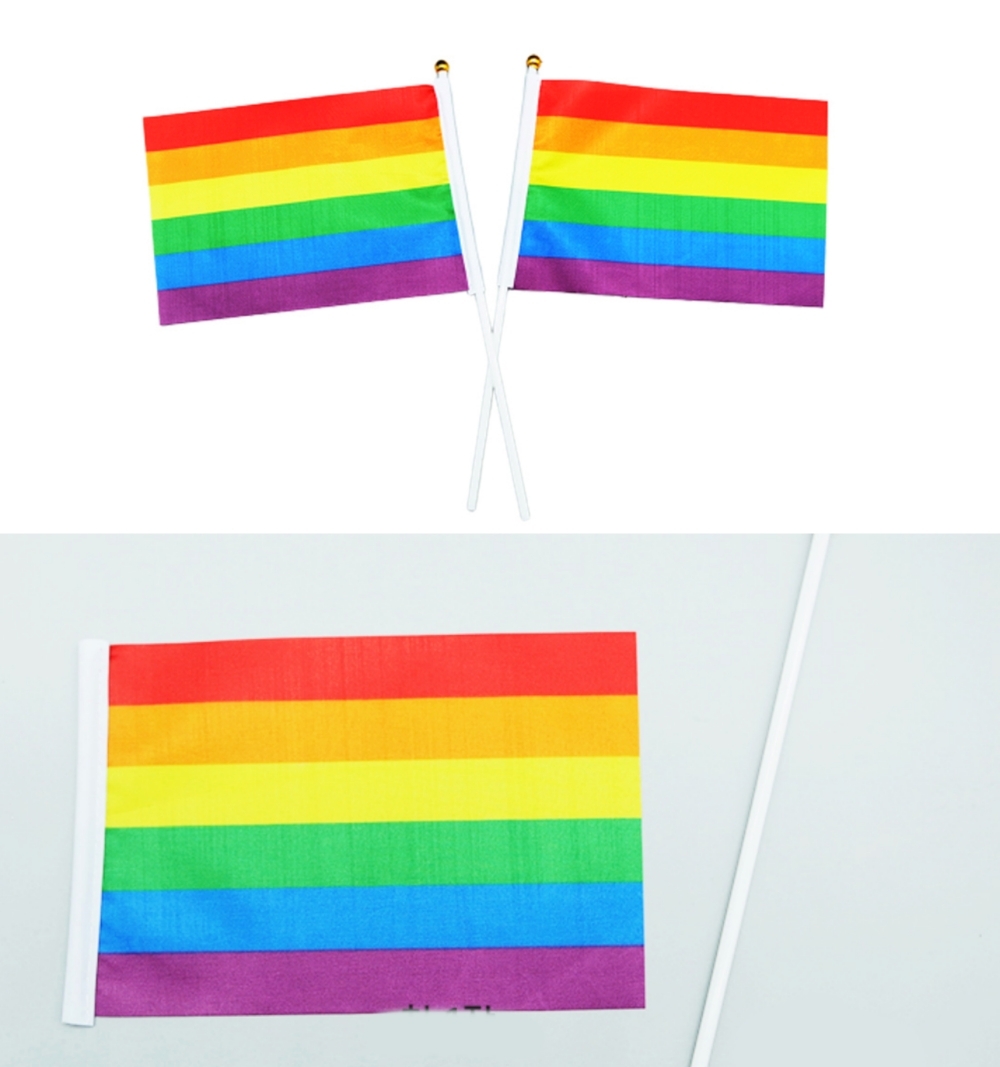 운동회응원깃발 초등학교응원도구운동회깃발 컬러풀행사용 1개입 - 상품 이미지