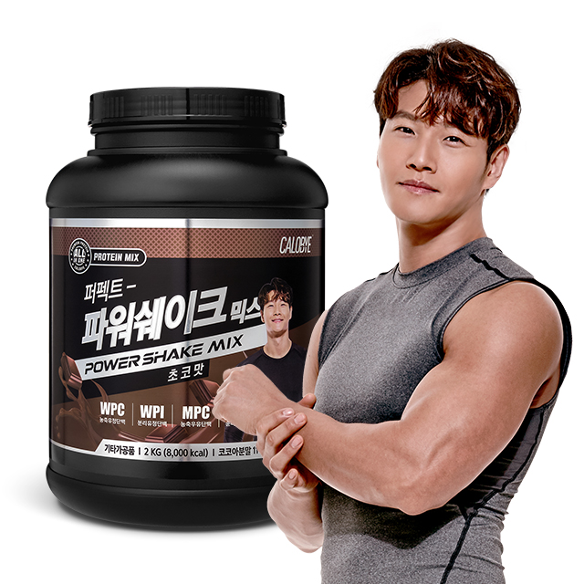 칼로바이 퍼펙트 파워쉐이크 믹스 초코맛 2kg 김종국 유청 단백질 보충제 프로틴 파우더 - 상품 이미지