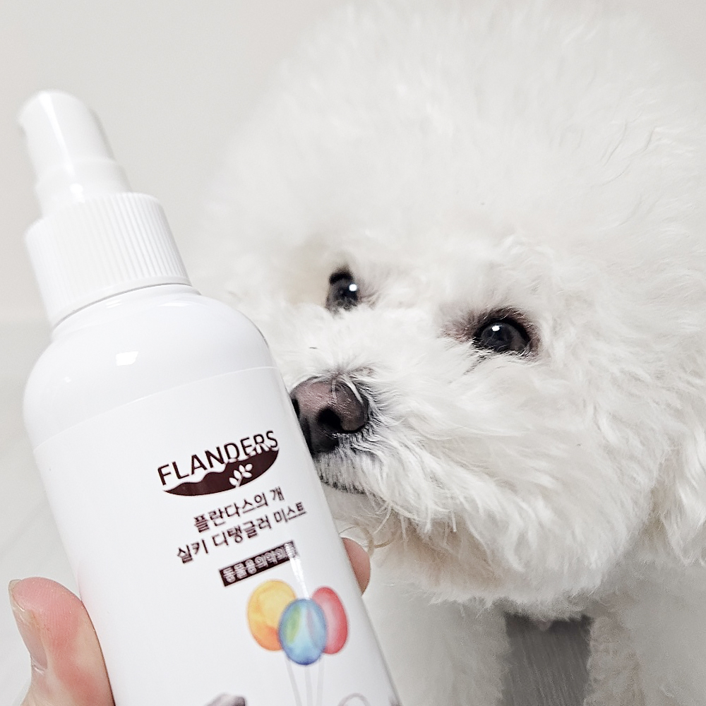 플란다스의개 펫 샴푸 300ml + 실키 디탱글러 미스트 150ml 강아지 털관리 - 상세 이미지 4