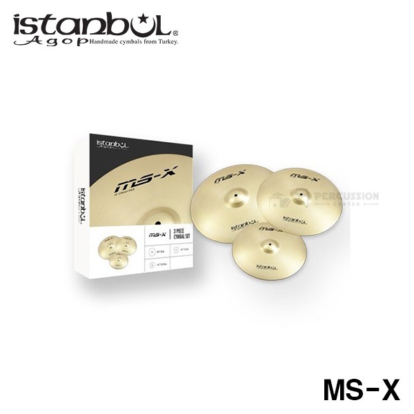 이스탄불 아곱 엠에스엑스 심벌세트 MS-X3 Istanbul Agop Msx Cymbal Set MSX3 : 퍼커션센터