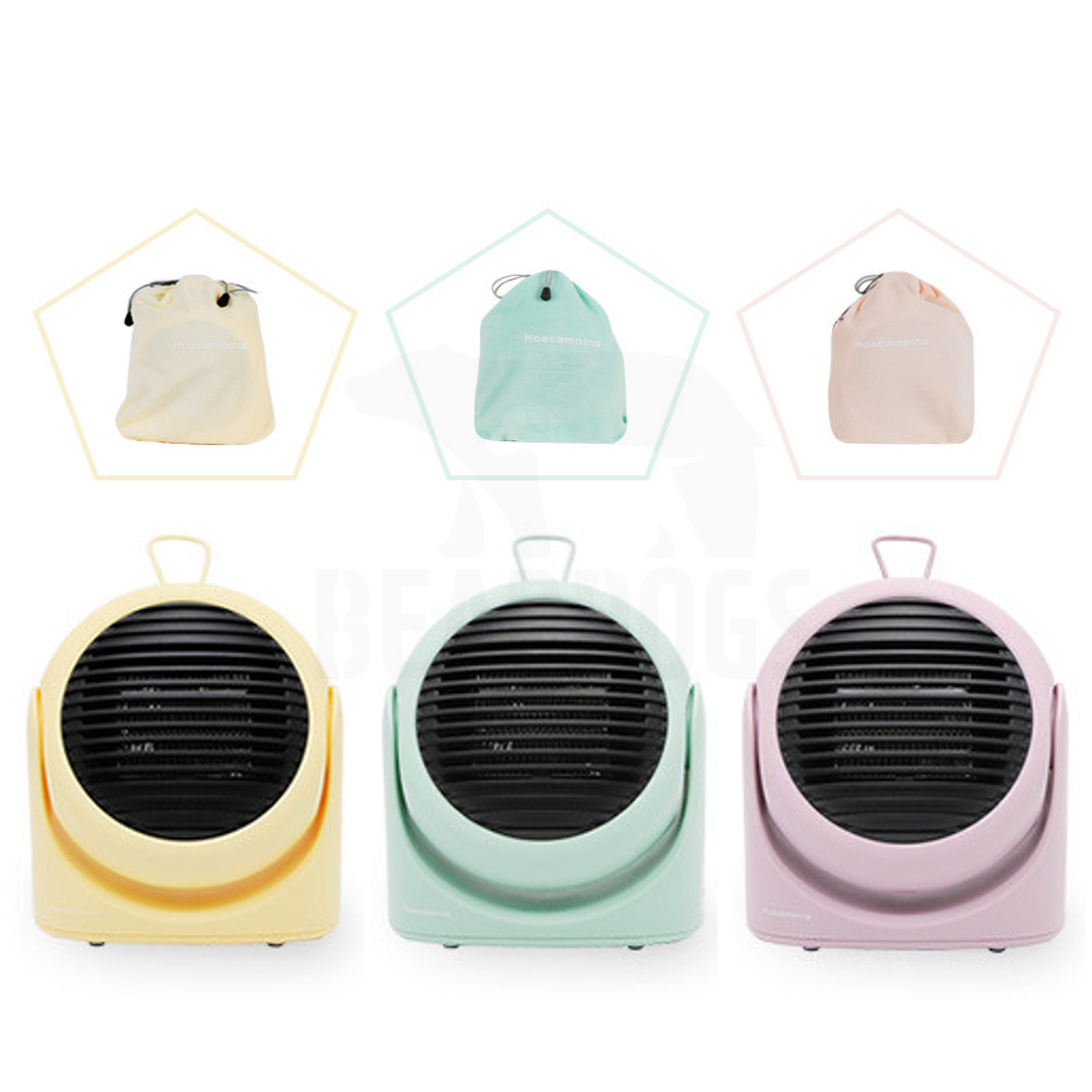 툴콘 팬히터 미니 온풍기 캠핑 전기 PTC 히터 MF-3050