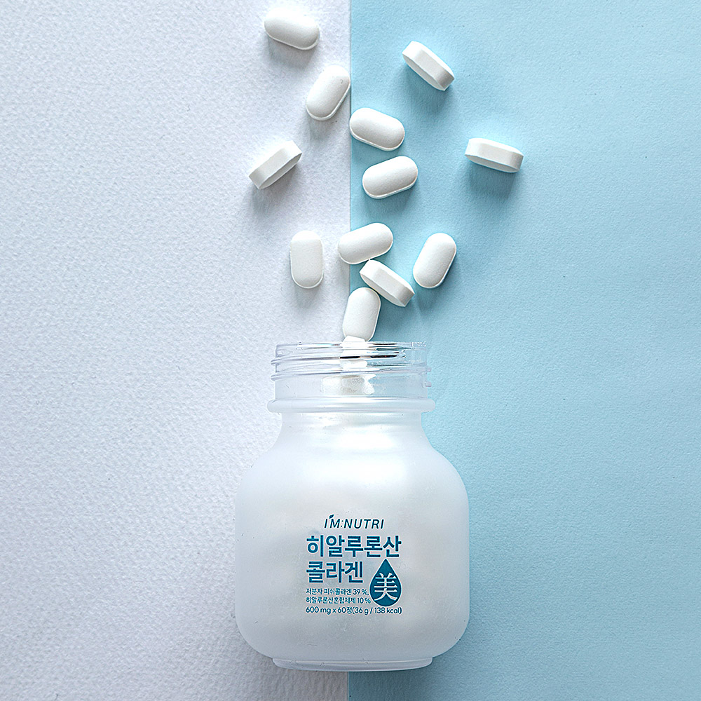 아임뉴트리 히알루론산 콜라겐 영양제 유산균 유래 저분자 피쉬콜라겐 60정, 3개 이미지 4