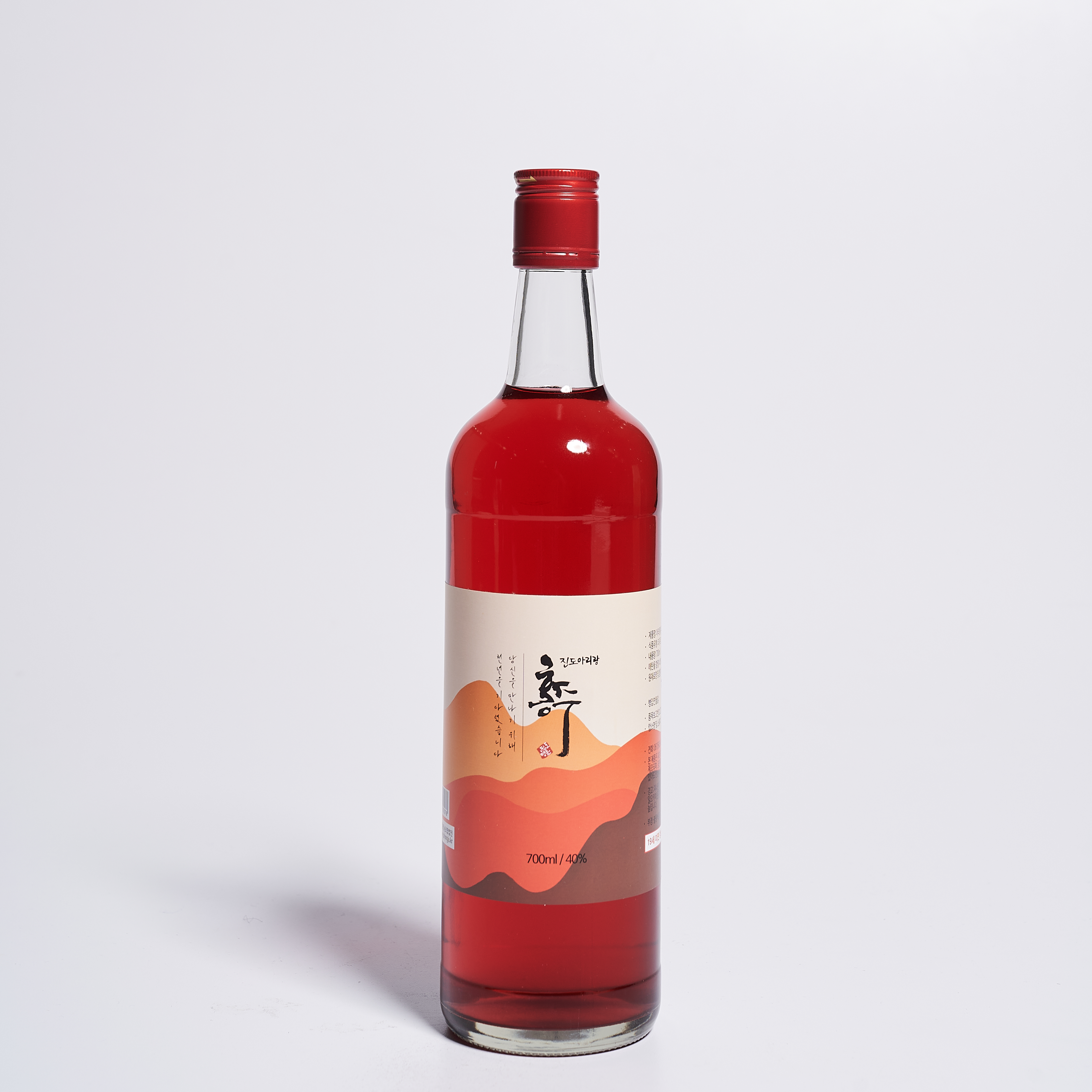 진도홍주 아리랑 와인형 선물세트 40도 700ml 지초주 (케이스포함) - 상세 이미지 2