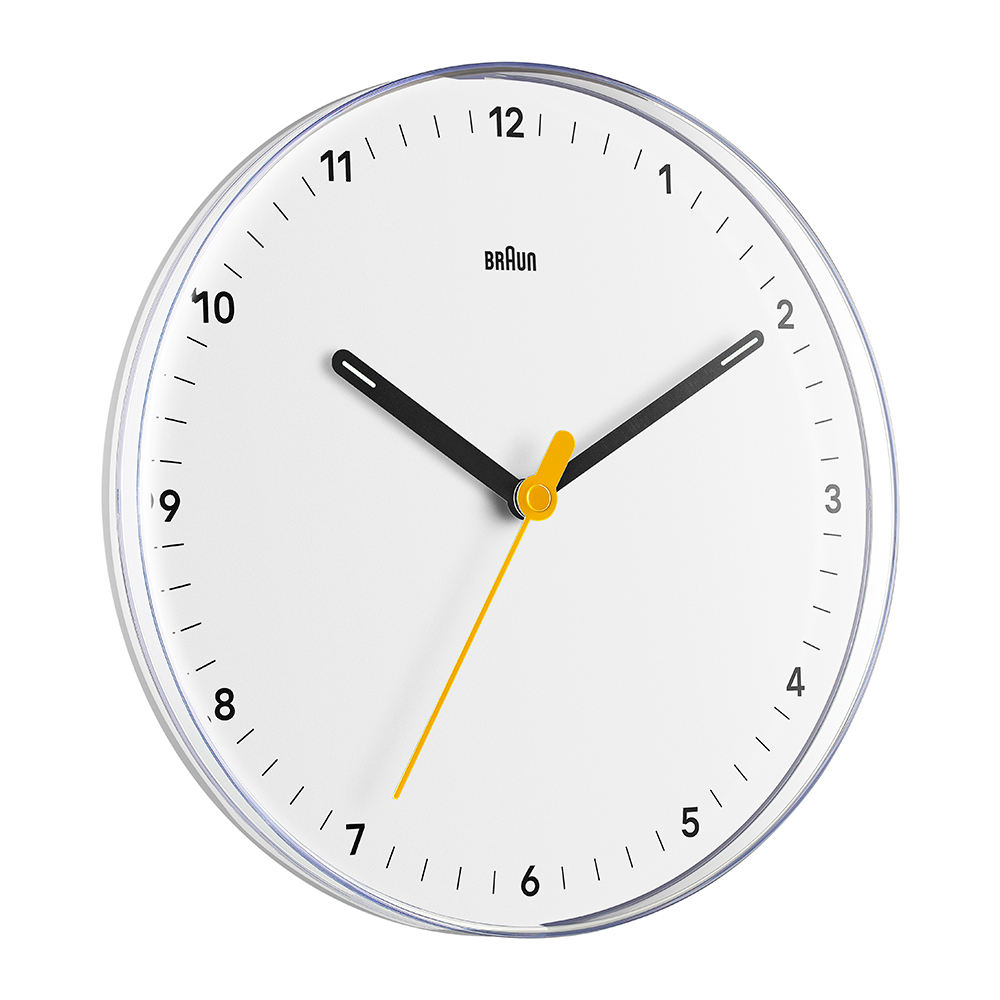 브라운 BC26W 무소음 벽시계 지름 23cm