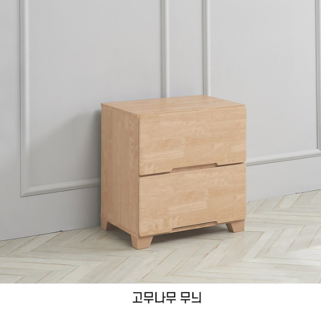 낮은서랍장 우드 원목 미니 서랍장 아기옷 폭 좁은서랍장 소형 속옷장 원룸 양말 간이 보조 이미지 8