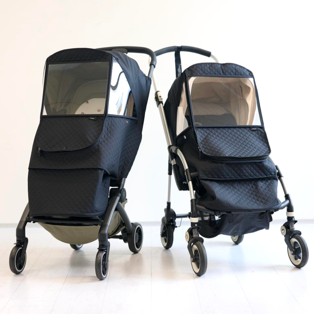 [호환] 오맘 디럭스 휴대용 신생아 유모차 방풍 방한커버 패딩덮개 국내생산 자외선차단창