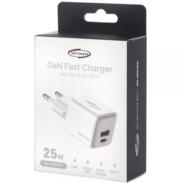 강원전자 넷메이트 USB PD GaN C타입 초고속 멀티 충전기 25W - 상세 이미지 3