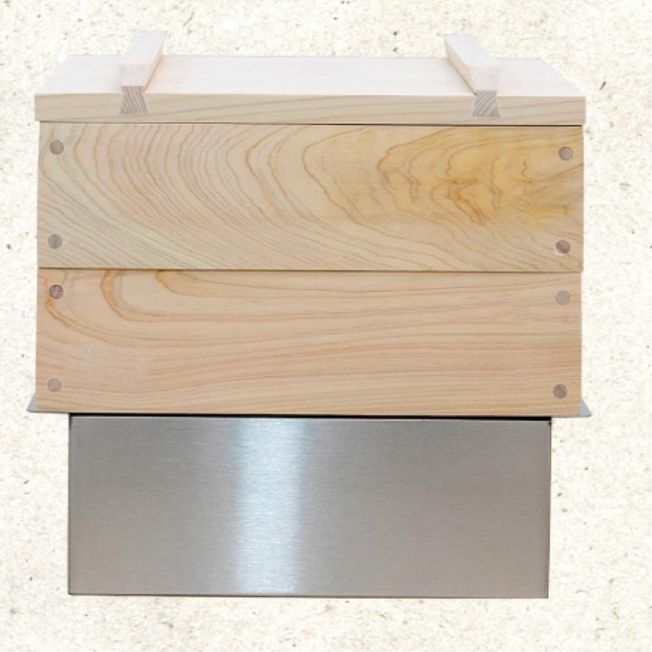 사각 히노끼 찜기 업소용 편백 나무 찜기 미니 일본 찜기