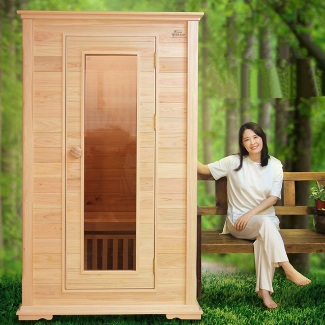 건식 편백찜질방 홈 2인사우나 가정용한증막 소형찜질방