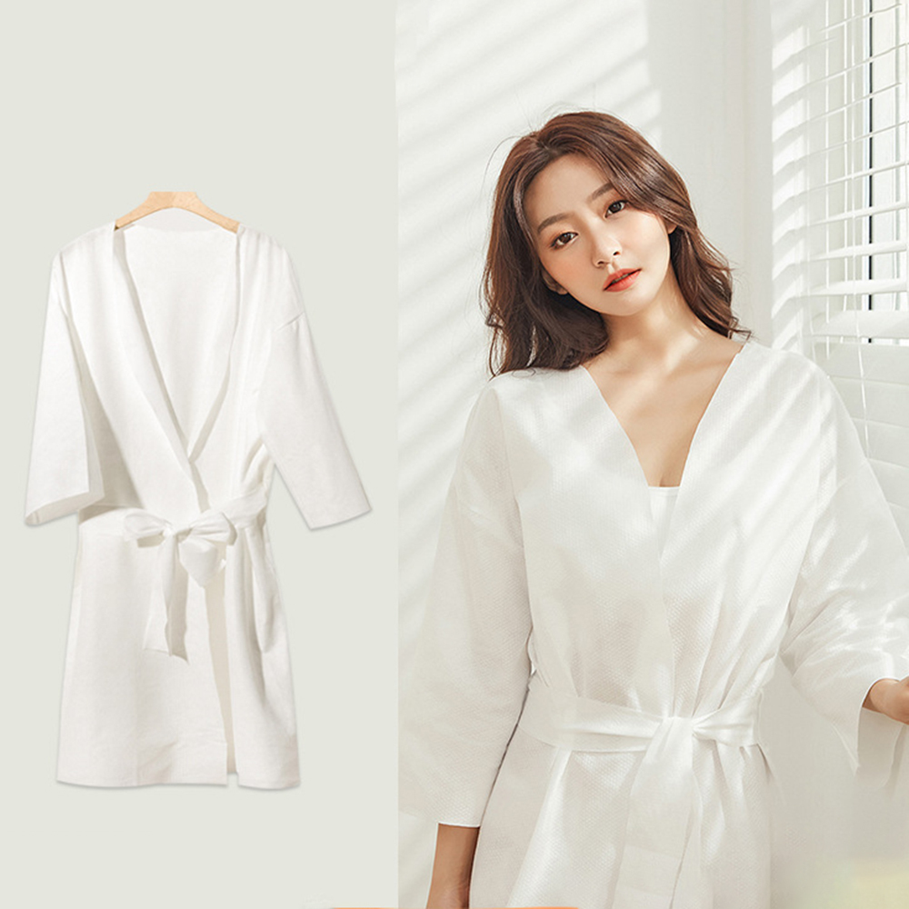 일회용 목욕 가운 순면 여행 골프 샤워 욕실 용품 - 상품 이미지