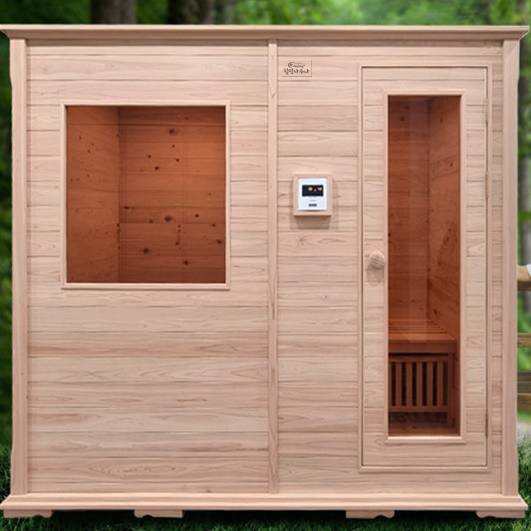 초대형 편백나무찜질방 홈 가정용건식사우나 실내 원적외선