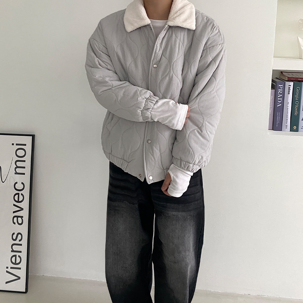 남자오버핏자켓 남자퀼팅자켓 이미지 3