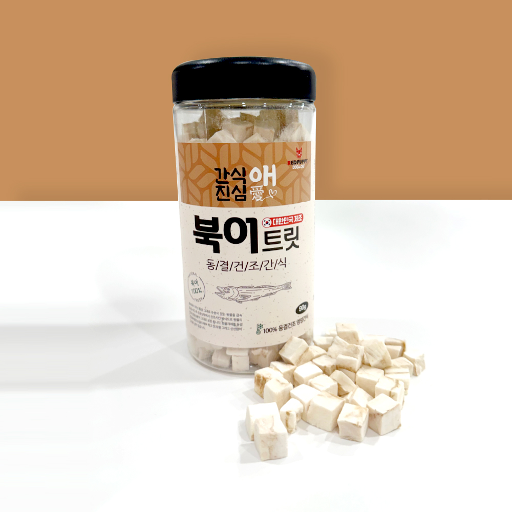 간식애진심 국내생산 동결건조 애견간식 고양이 뼈건강 고혈압안정 열빙어트릿 80g - 상세 이미지 4