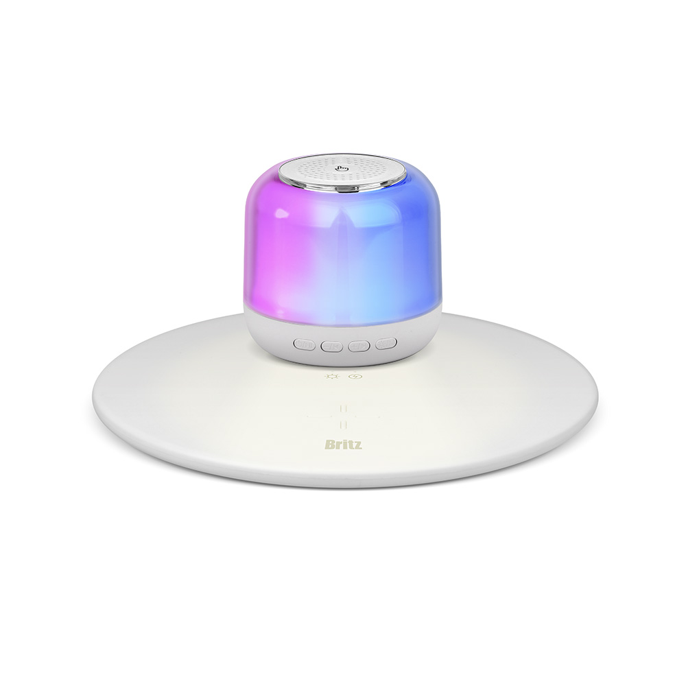 브리츠 BZ-T200BT 블루투스 스피커 무드등 무선 충전기 - 상품 이미지