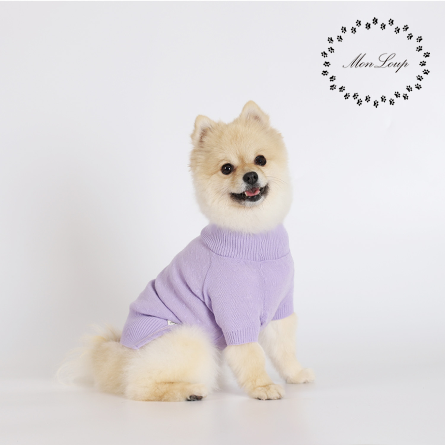 강아지옷 몽루 울블랜드 니트 폴카(POLKA)