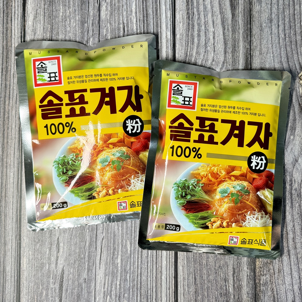 솔표 겨자가루 겨자분 겨자소스 업소용 200g, 5개 - 상세 이미지 2