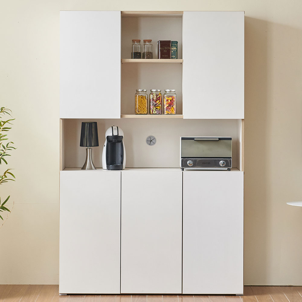 스코나 맨자노 1200 키큰 멀티 주방수납장 세트 홈카페 냉장고장