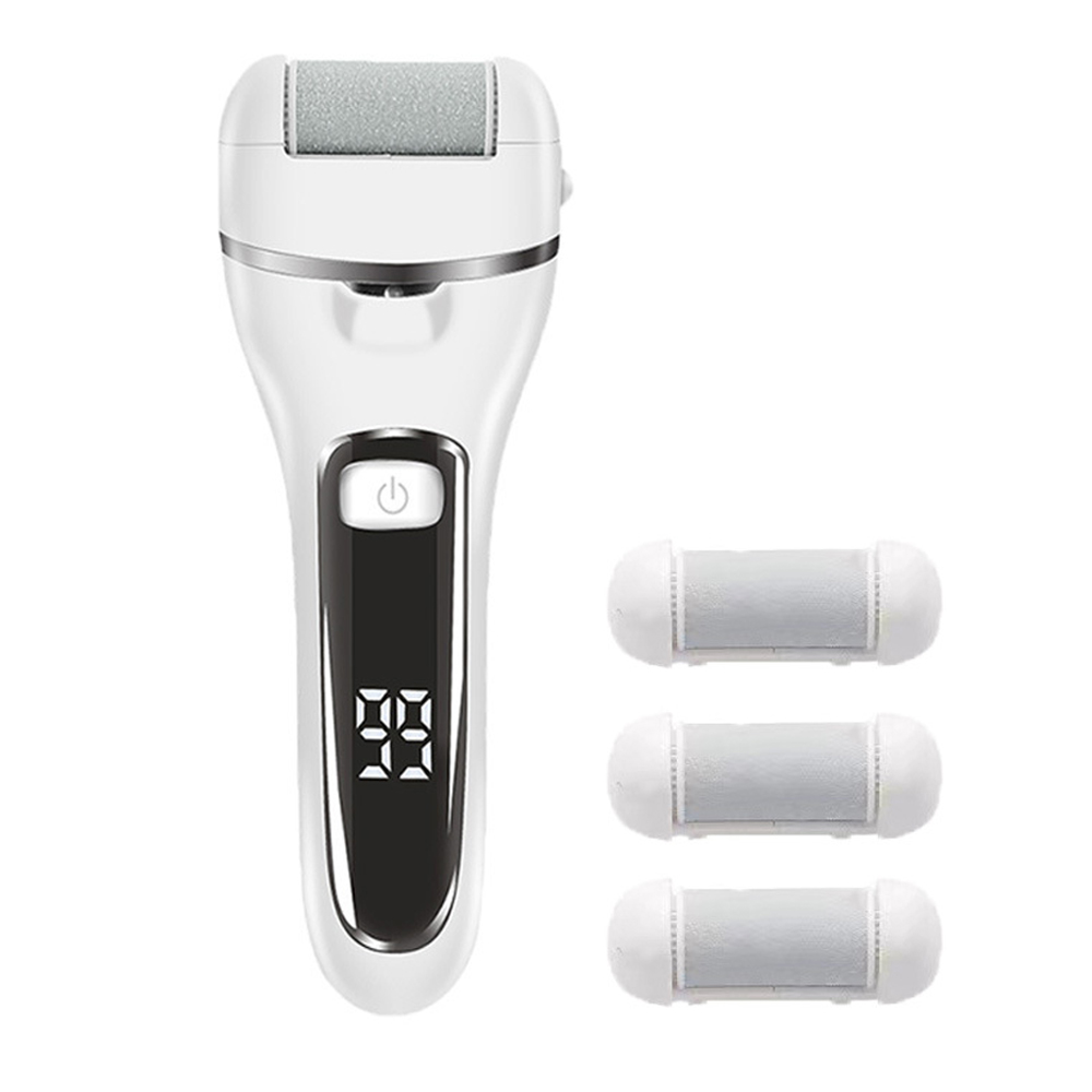 ACRO 전동 발 각질 제거기 굳은살 발바닥 뒤꿈치 화이트 제품 이미지