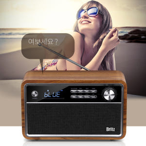 브리츠 엔틱 블루투스스피커 거실 매장 인테리어 무선 스피커 라디오 개봉기 | 실사용 후기 - 상품 이미지 4