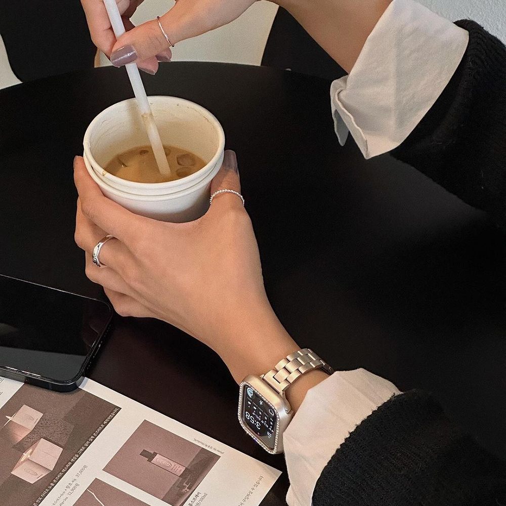 애플워치 스트랩 메탈 밴드 울트라 8 7 6 SE2 3 호환 애플워치11 10 9