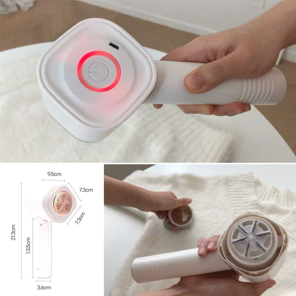 충전식 강력 보풀제거기 원터치 전원 usb 6중칼날 제품 이미지