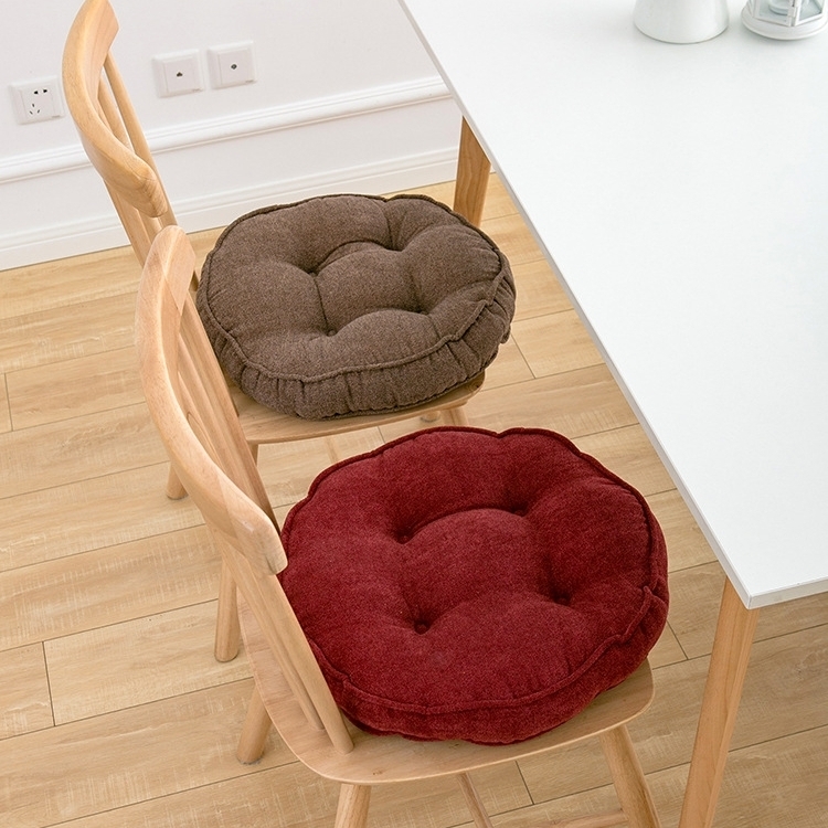 노리스 식탁 의자 방석 쿠션 푹신한 수험생 벤치 사무실 컴퓨터 원형방석