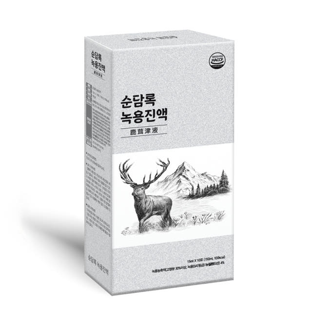 순담록 녹용 진액 30포 직장인 노인 청소년 아이 어린이 녹용 즙